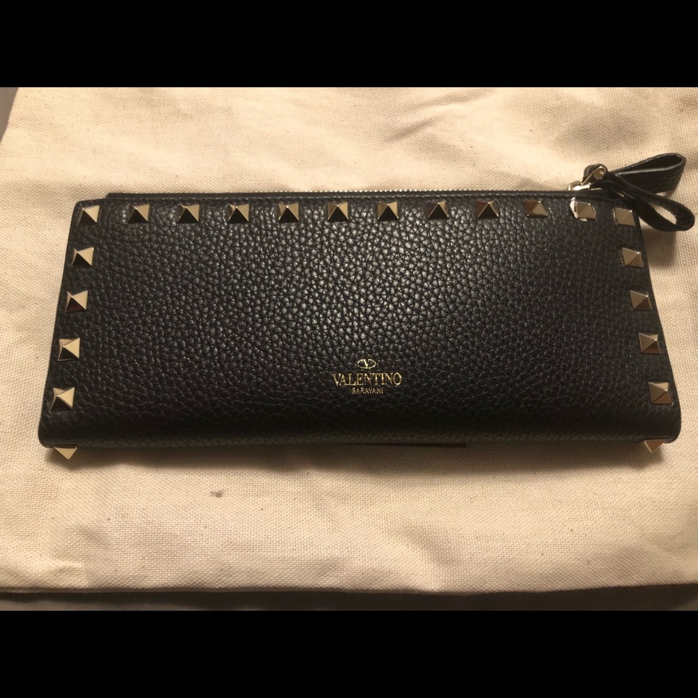 Valentino studded wallet